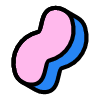 Peanut 1 Element from Retro Shapes Set