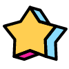Star Element from Retro Shapes Set