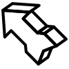 Arrow Element from Retro Shapes Set