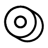 Circle Tube 2 Element from Retro Shapes Set