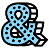 Ampersand And Element from Retro Shapes Set
