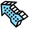 Arrow Element from Retro Shapes Set