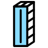Block I Slim Element from Retro Shapes Set