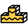 Block T Cross Element from Retro Shapes Set