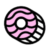 Circle Tube 2 Element from Retro Shapes Set