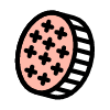 Ellipse Circle Element from Retro Shapes Set