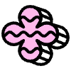 Flower Cute Element from Retro Shapes Set