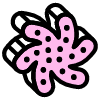 Flower Spiral Element from Retro Shapes Set