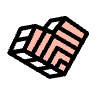 Heart Pixel Element from Retro Shapes Set