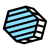 Hexagon Element from Retro Shapes Set
