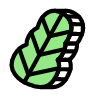 Leaf Tree Element from Retro Shapes Set