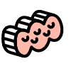 Pea Cloud Element from Retro Shapes Set