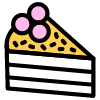 Piece Cake element - Free transparent PNG, SVG. No sign up needed.