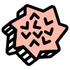 Shuriken Star Spiral Element from Retro Shapes Set