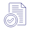 Approve Document Illustration from UX Line Set