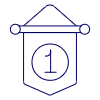 Pennan Number One Illustration from UX Line Set