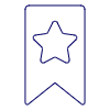 Pennant Star 2 Illustration from UX Line Set