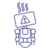 Overheat Robot illustration - Free transparent PNG, SVG. No sign up needed.