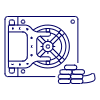 Money Safe Closed 1 Illustration from UX Line Set
