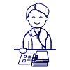 Librarian 1 3 Illustration from UX Line Set