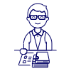 Librarian 1 4 Illustration from UX Line Set