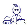 Student 1 4 Illustration from UX Line Set