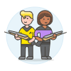 Spacecraft Troop 5 Illustration from UX Colors Set