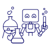 Laboratory Robot 2 Illustration from UX Line Set
