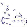 Submarine illustration - Free transparent PNG, SVG. No sign up needed.