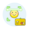 Card Verify Smiley Illustration from UX Colors Set