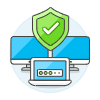 Password Proteted Illustration from UX Colors Set