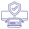 Password Proteted Illustration from UX Line Set
