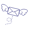 Flying Envelope illustration - Free transparent PNG, SVG. No sign up needed.