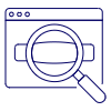SEO Browser 2 Illustration from UX Line Set
