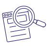 SEO Document Illustration from UX Line Set