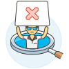 SEO Error 2 4 Illustration from UX Colors Set