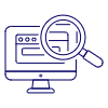 SEO Imac Illustration from UX Line Set