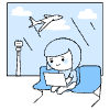 Digital Nomad Working In Airport illustration - Free transparent PNG, SVG. No sign up needed.