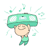 Boombox illustration - Free transparent PNG, SVG. No sign up needed.