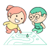 Playing Games illustration - Free transparent PNG, SVG. No sign up needed.