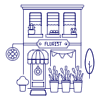 Floral Shop Illustration from UX Line Set