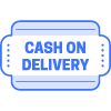 Cash On Delivery Ticket Element from Vector Badges Set