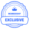 Exclusive Membership Crown Element from Vector Badges Set