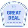 Great Deal Tag element - Free transparent PNG, SVG. No sign up needed.