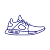 Sneakers Shoes 22 Illustration from UX Line Set | Free Download as SVG Vector and Transparent PNG | Streamline illustrations