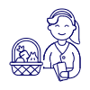 Grocery Shopping 2 2 Illustration from UX Line Set