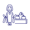 Purse Shopping 1 Illustration from UX Line Set