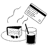Payment Processed Card Food And Drink illustration - Free transparent PNG, SVG. No sign up needed.