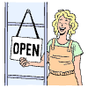 Shopping Shop Open illustration - Free transparent PNG, SVG. No sign up needed.