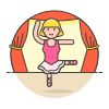 Ballet Show 1 Illustration from UX Colors Set